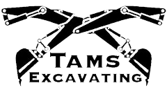 Tams Excavating logo - mobile