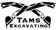 Tam's Excavating logo